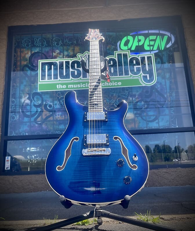 

Электрогитара PRS SE Hollowbody II 2023 Faded Blue Burst