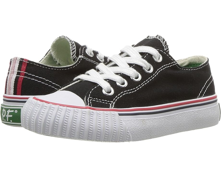 

Кроссовки PF Flyers Center Lo, цвет Black/White Canvas