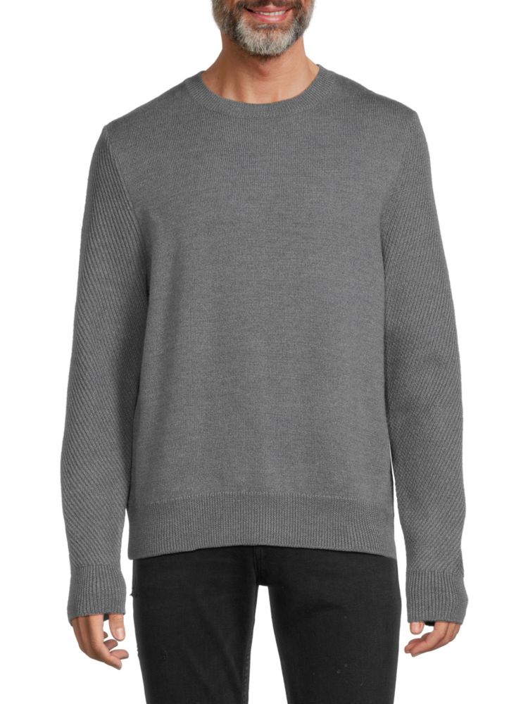 цена Шерстяной свитер The Kooples, серый