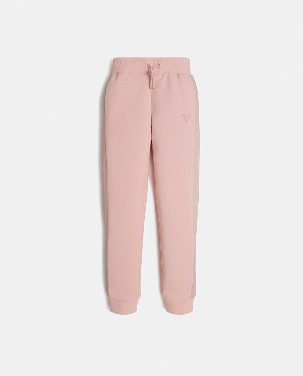 

Спортивные брюки с логотипом Guess, розовый