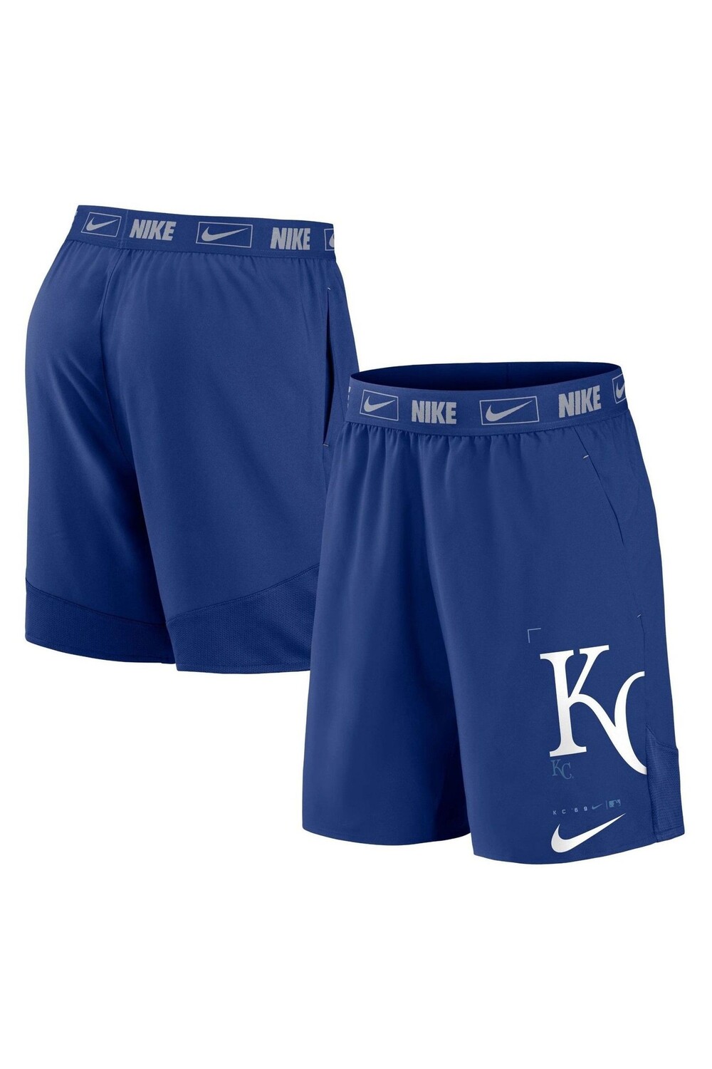 

Тканые шорты Kansas City Royals Bold Express Nike, синий