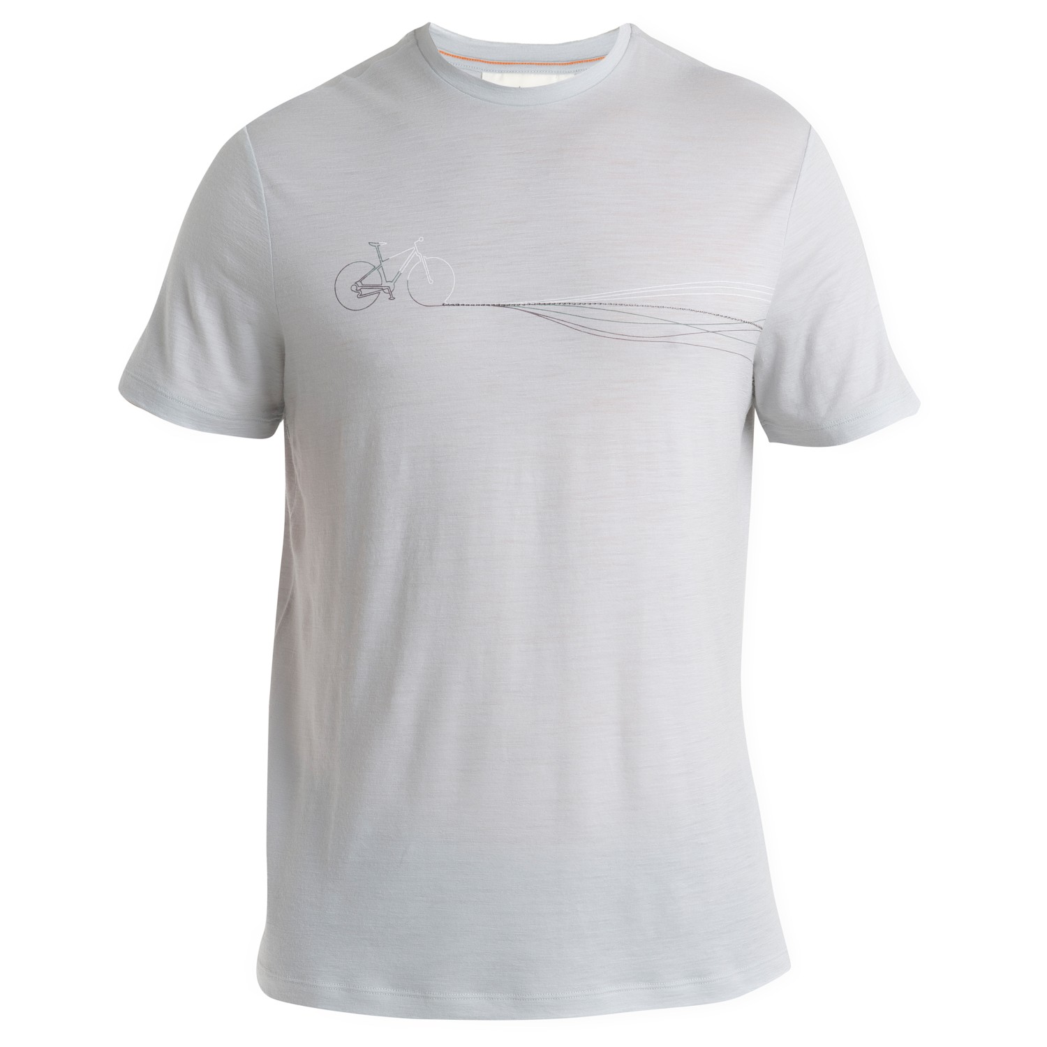 

Рубашка из мериноса Icebreaker Merino 150 Tech Lite III S/S Tee Cadence Paths, цвет Ether