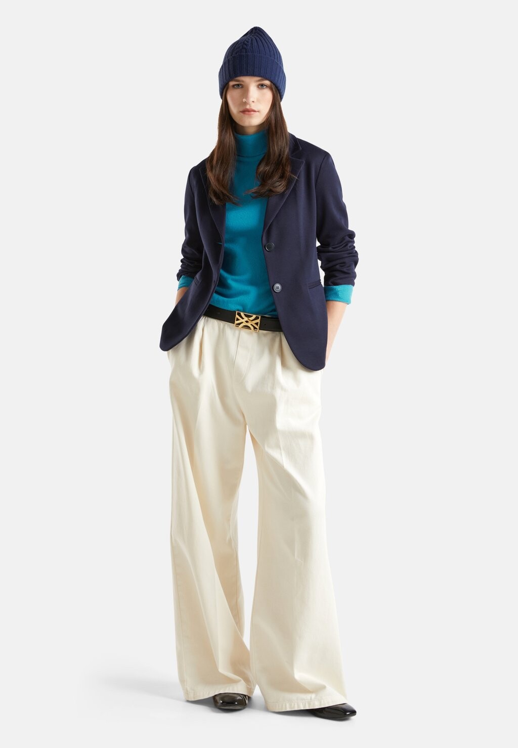 

Блейзер BLEND. United Colors of Benetton, синий