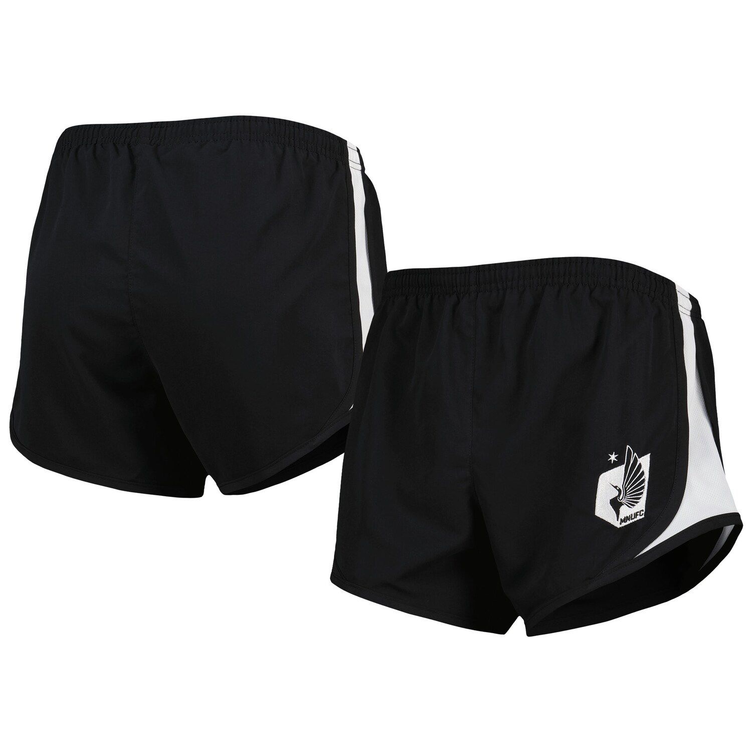 цена Черные женские базовые спортивные сетчатые шорты Minnesota United FC