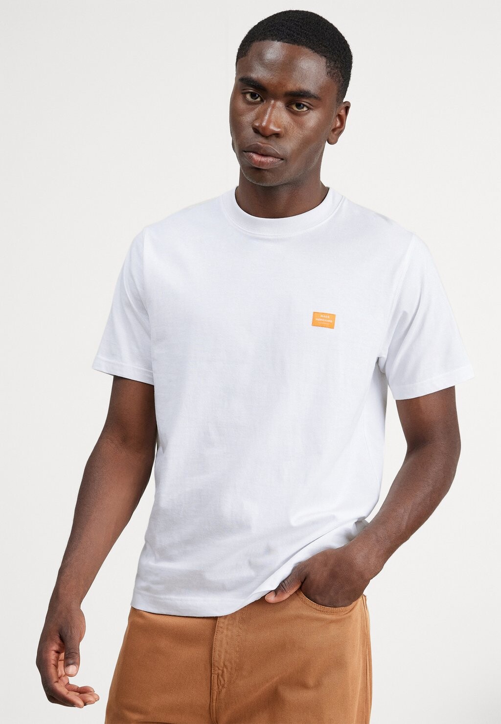 

базовая футболка ФУТБОЛКА FRAUD LOGO TEE Mads Nørgaard, белая, Белый