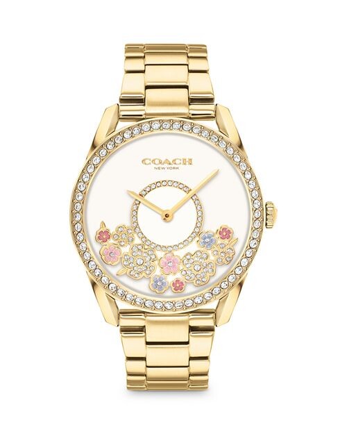 

Часы Preston Tea Rose, 36 мм COACH, цвет Gold