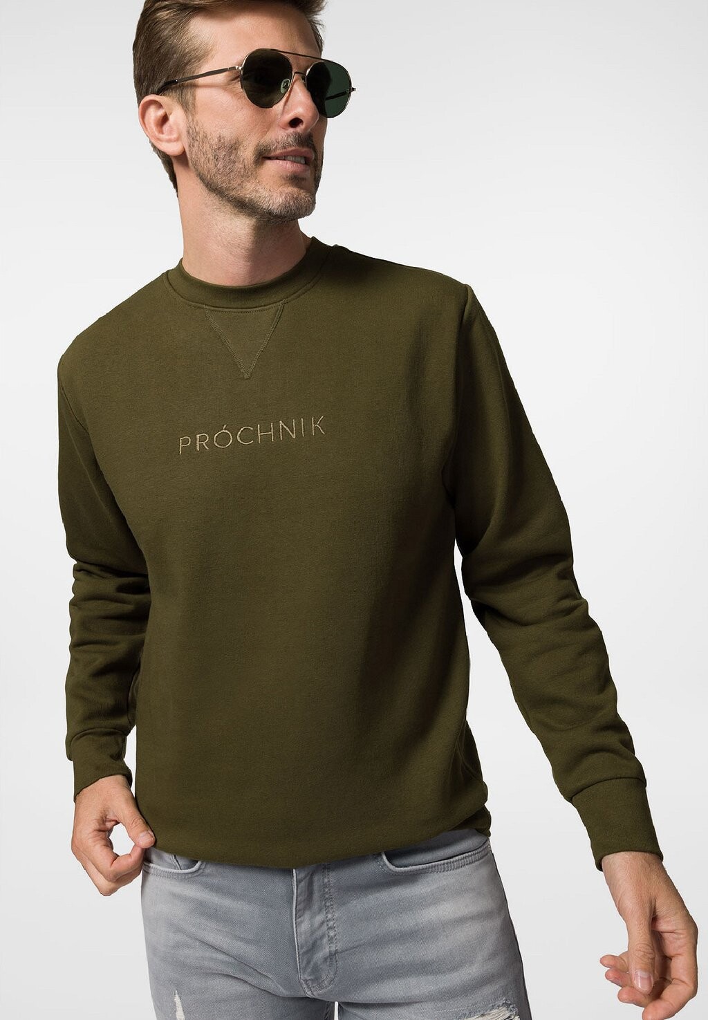 

Толстовка с капюшоном PRÓCHNIK, хаки
