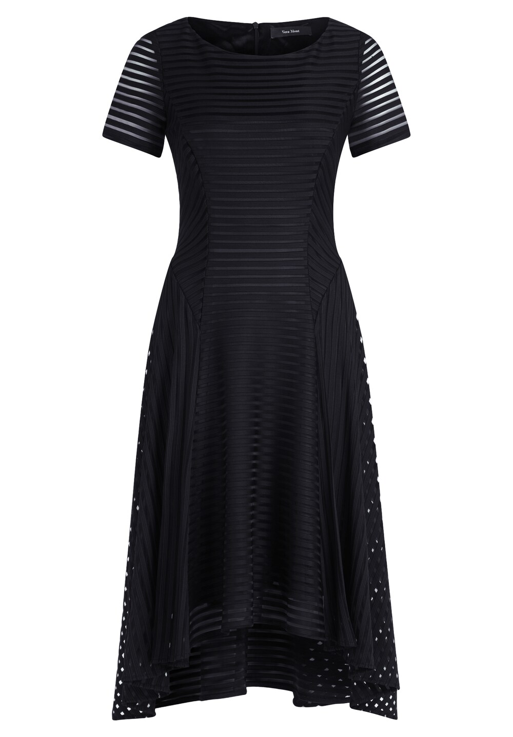 Коктейльное платье Vera Mont, черный коктейльное платье vera mont белый