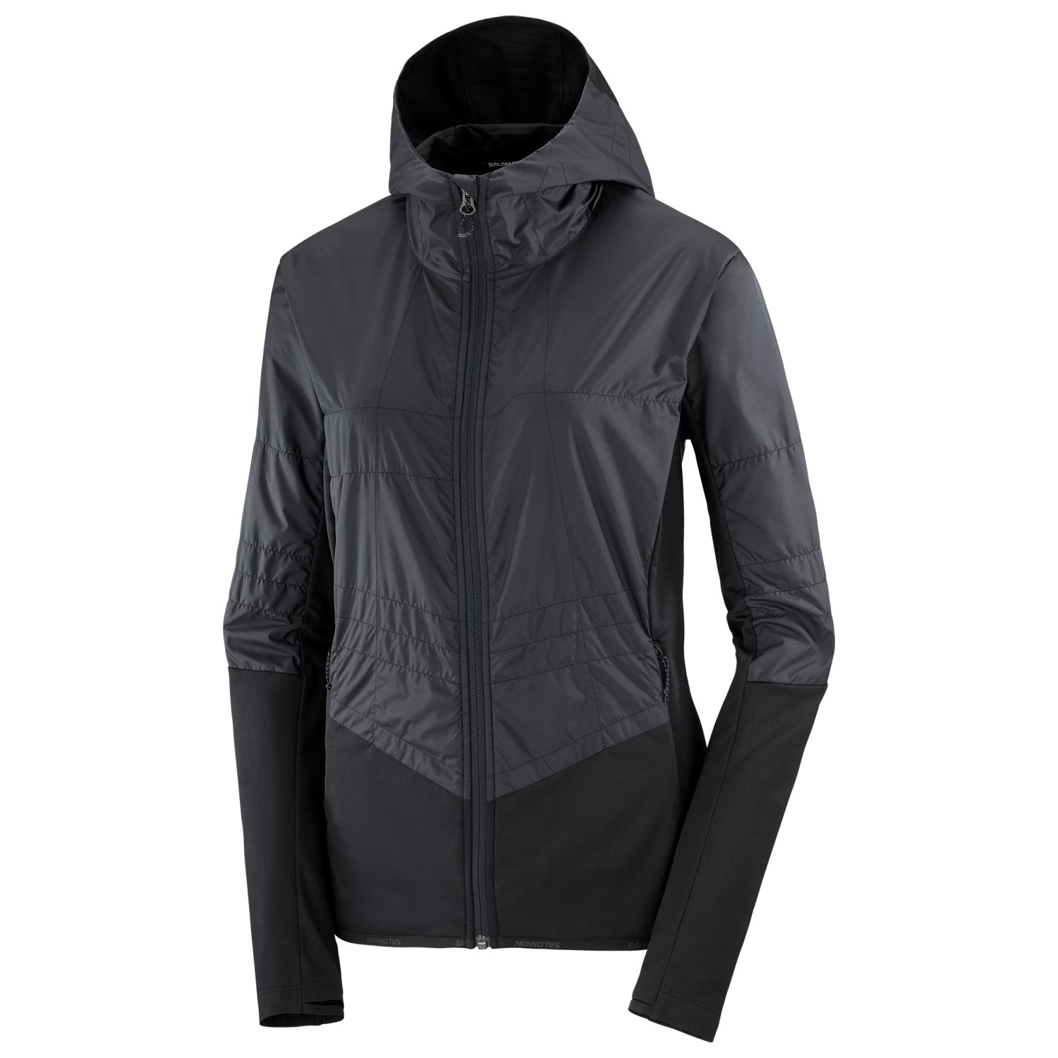 Куртка из софтшелла Salomon Women's Outline All Season Hybrid Mid, цвет Deep Black