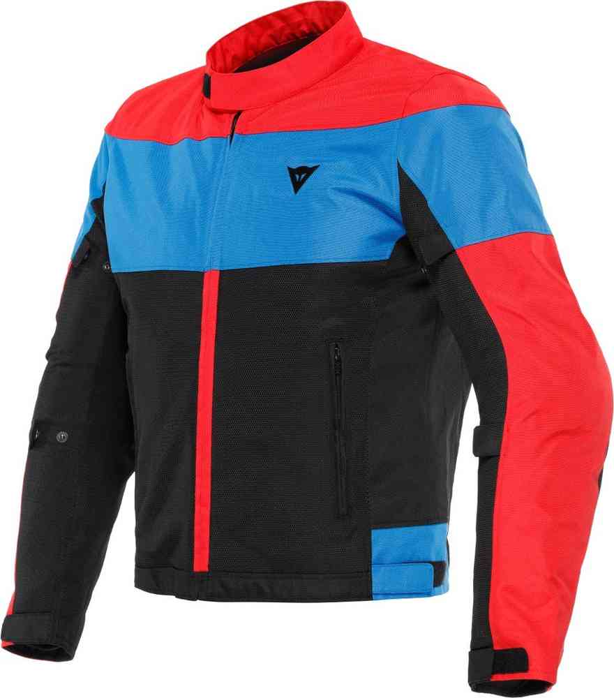 Мотоциклетная текстильная куртка Elettrica Air Tex Dainese, черный/красный/синий