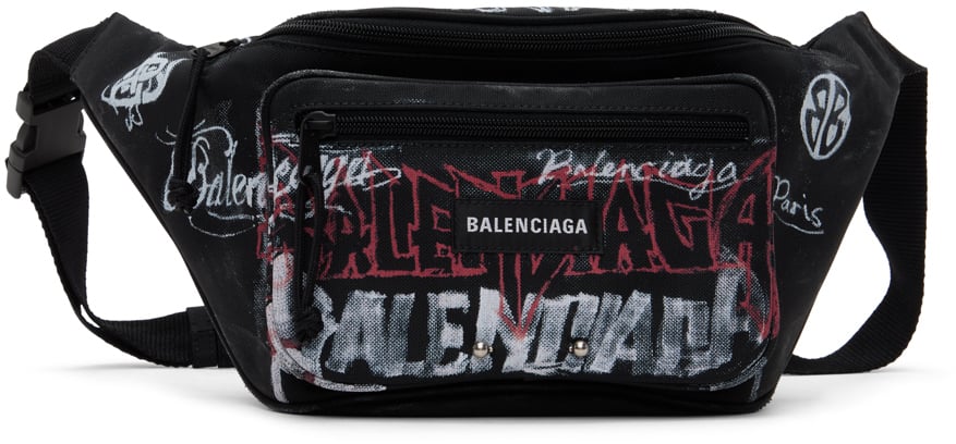 

Черная поясная сумка Explorer Balenciaga