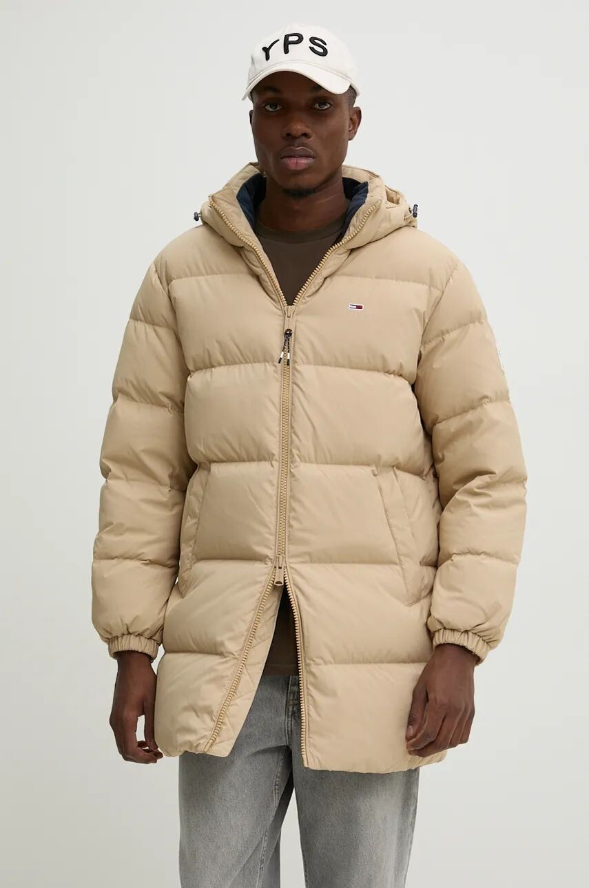 

Пуховик Tommy Jeans, бежевый