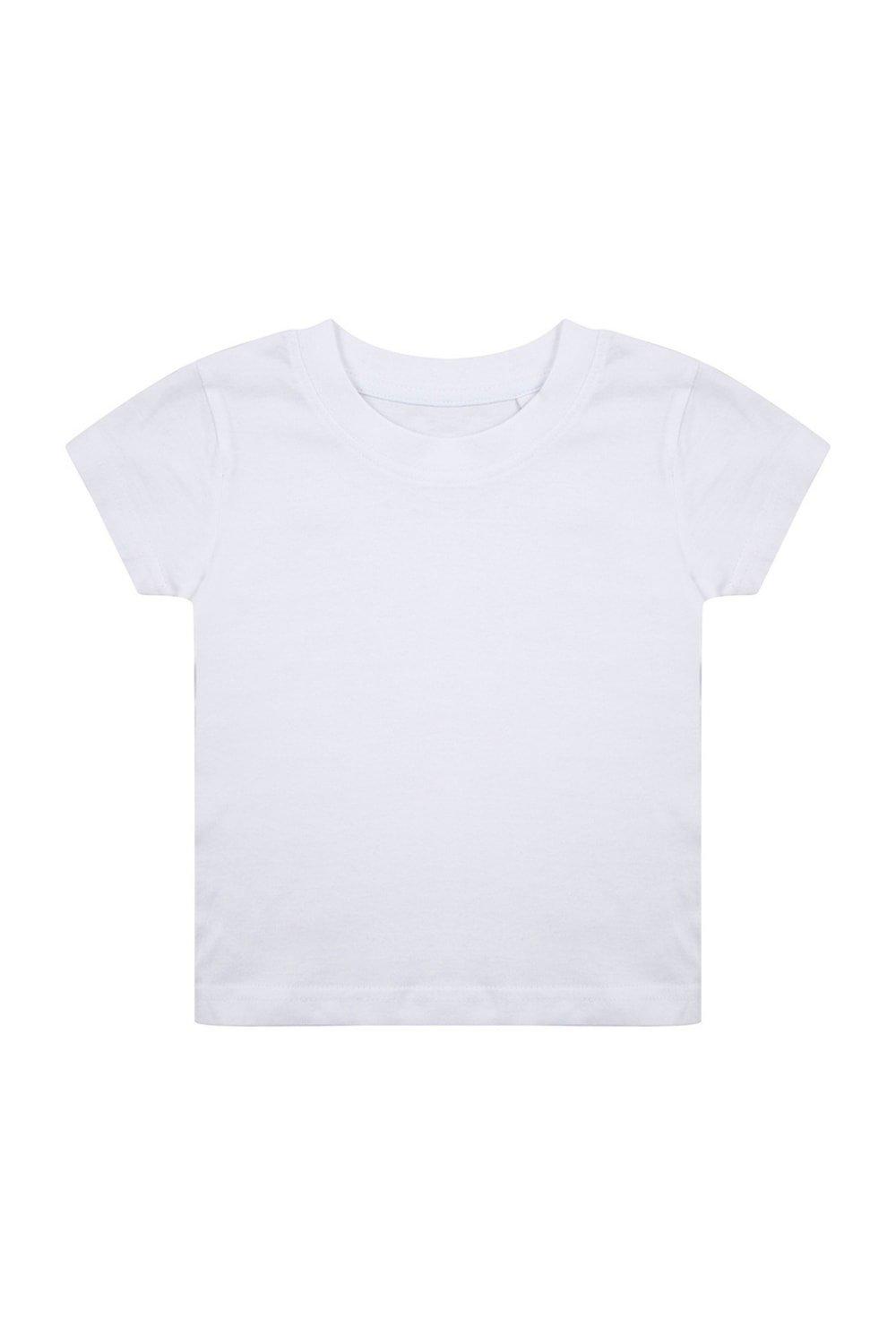 Органическая футболка Larkwood, белый цифры 24 36 мес