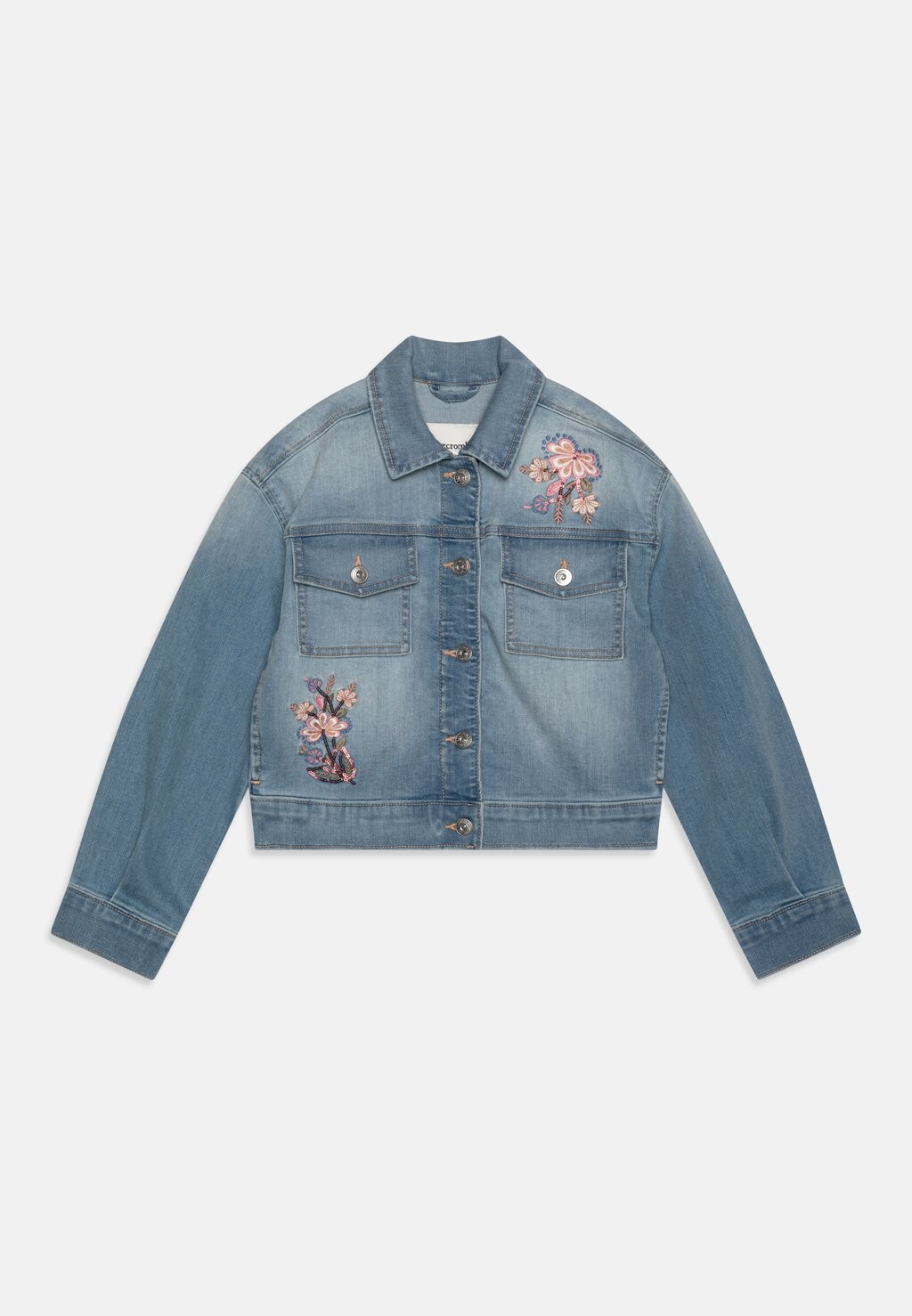 

Джинсовая куртка Abercrombie & Fitch, цвет medium wash
