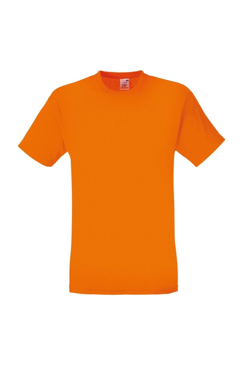 Оригинальная футболка с коротким рукавом , оранжевый Fruit of the Loom