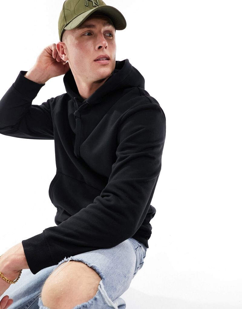 

Черное худи River Island