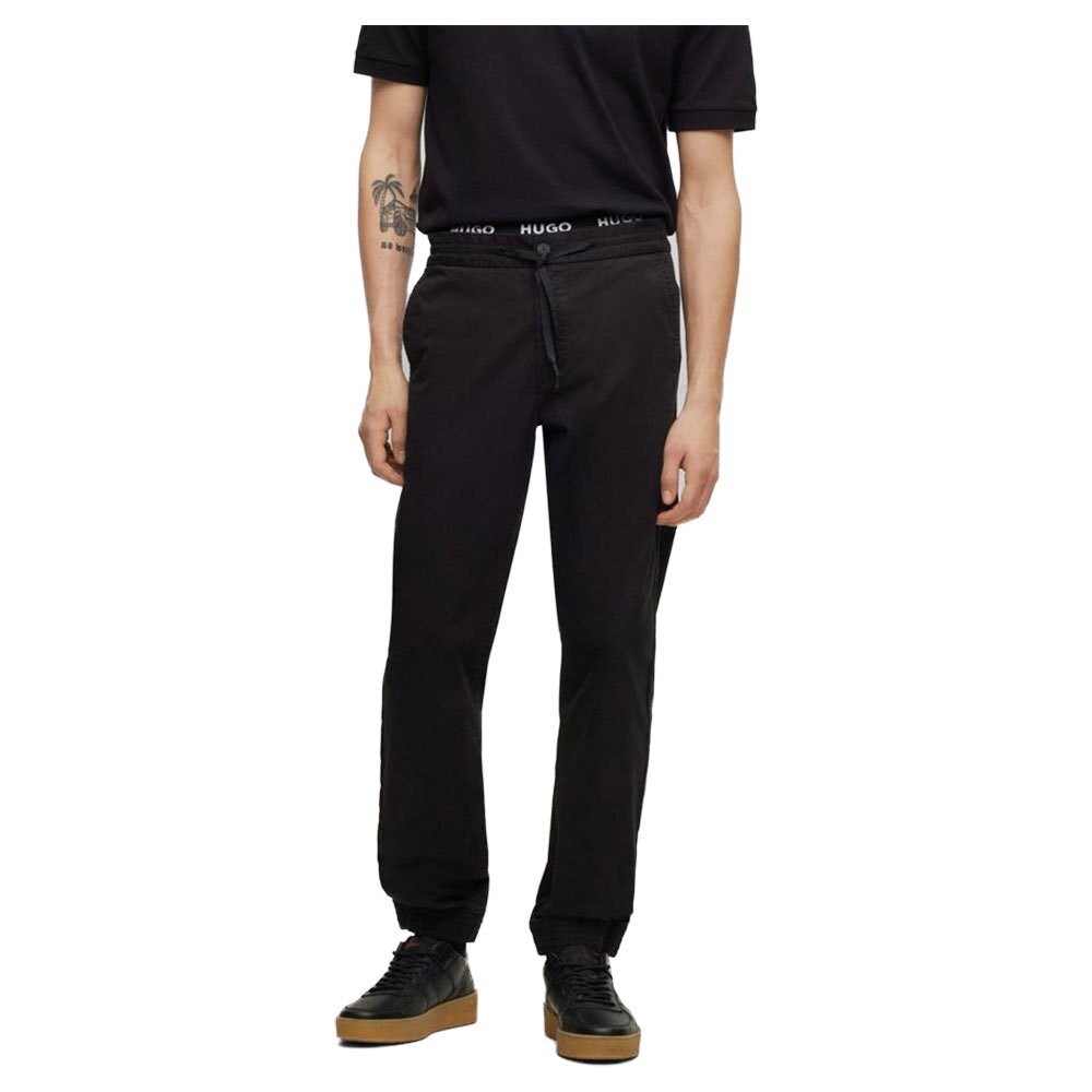 

Брюки HUGO Davidon224D 10225025 Chino, черный