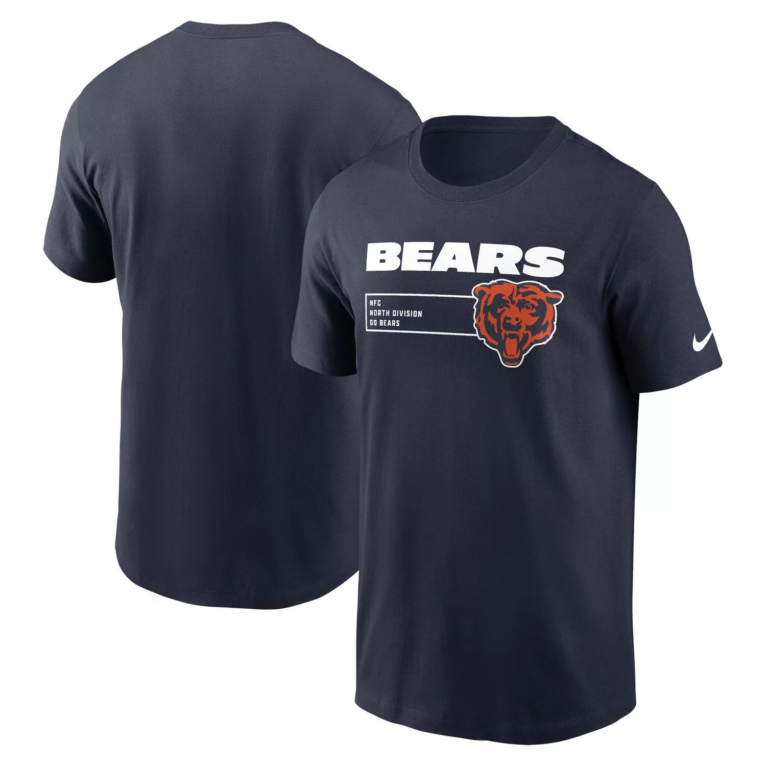 Мужская темно-синяя футболка Chicago Bears Division Essential Nike