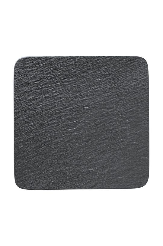 Сервировочная тарелка Manufacture Rock Villeroy & Boch, черный тарелка сервировочная кошка 3 секции фарфор