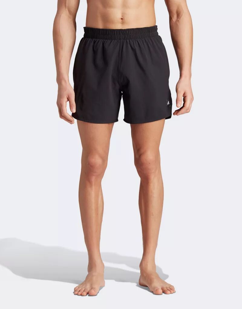 Черные универсальные шорты для плавания adidas adidas performance спортивные брюки unisex adidas sportswear цвет black lucid lemon
