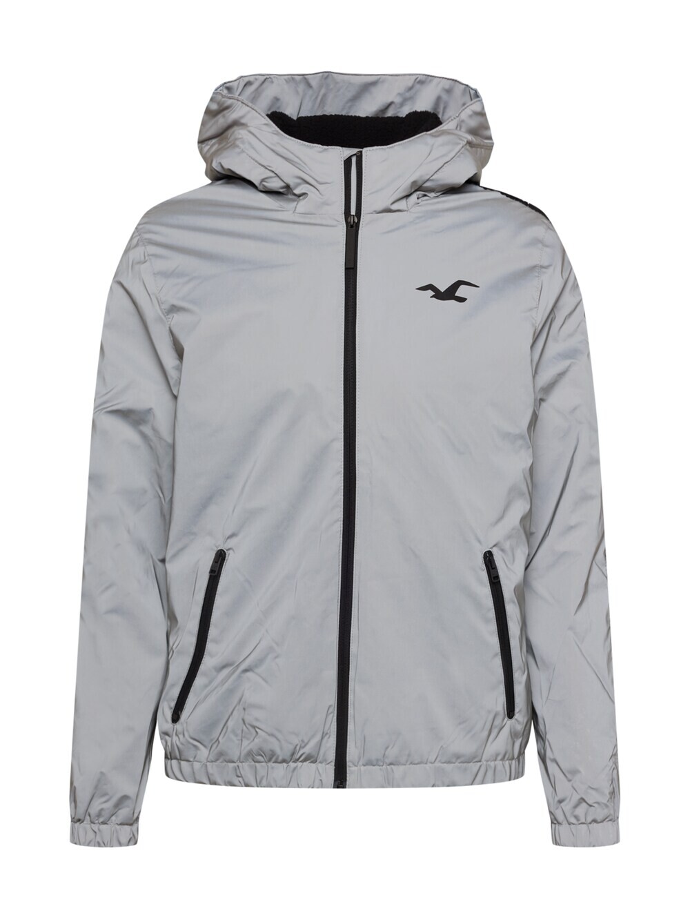 

Межсезонная куртка Hollister, дымчато-серый