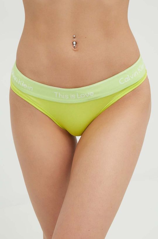 Шлепки Calvin Klein Underwear, зеленый