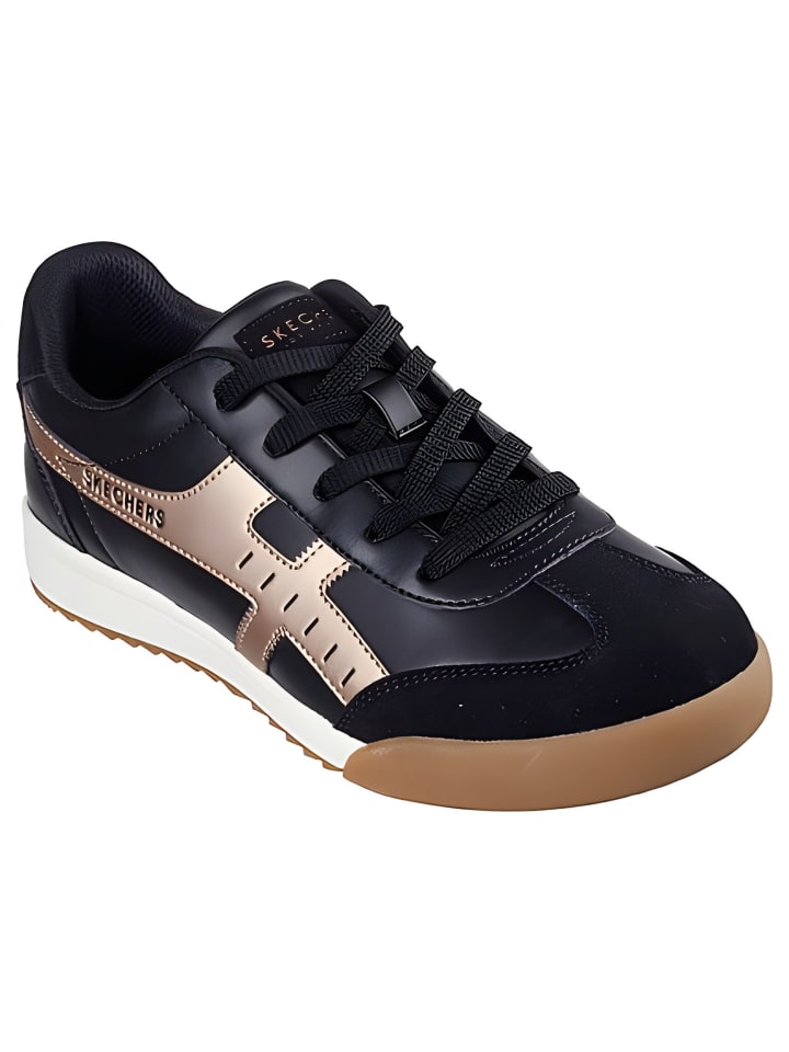 

Низкие кроссовки Skechers ZINGER 20 METALLIC ROADS, цвет black/rosegold