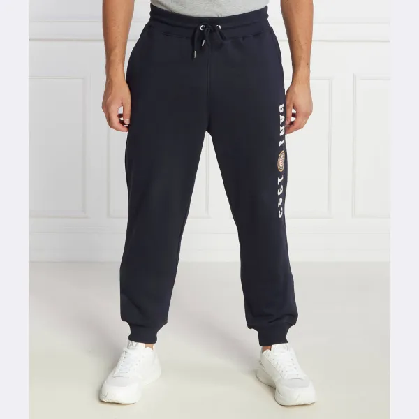 

Спортивные брюки классического кроя с гербом Gant, синий