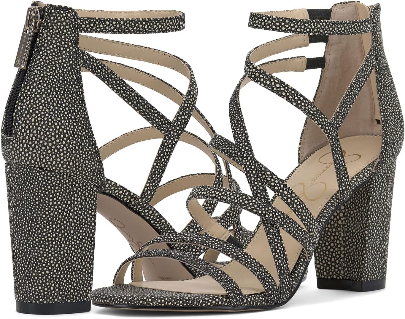 

Босоножки Stassey Jessica Simpson, цвет Black/White