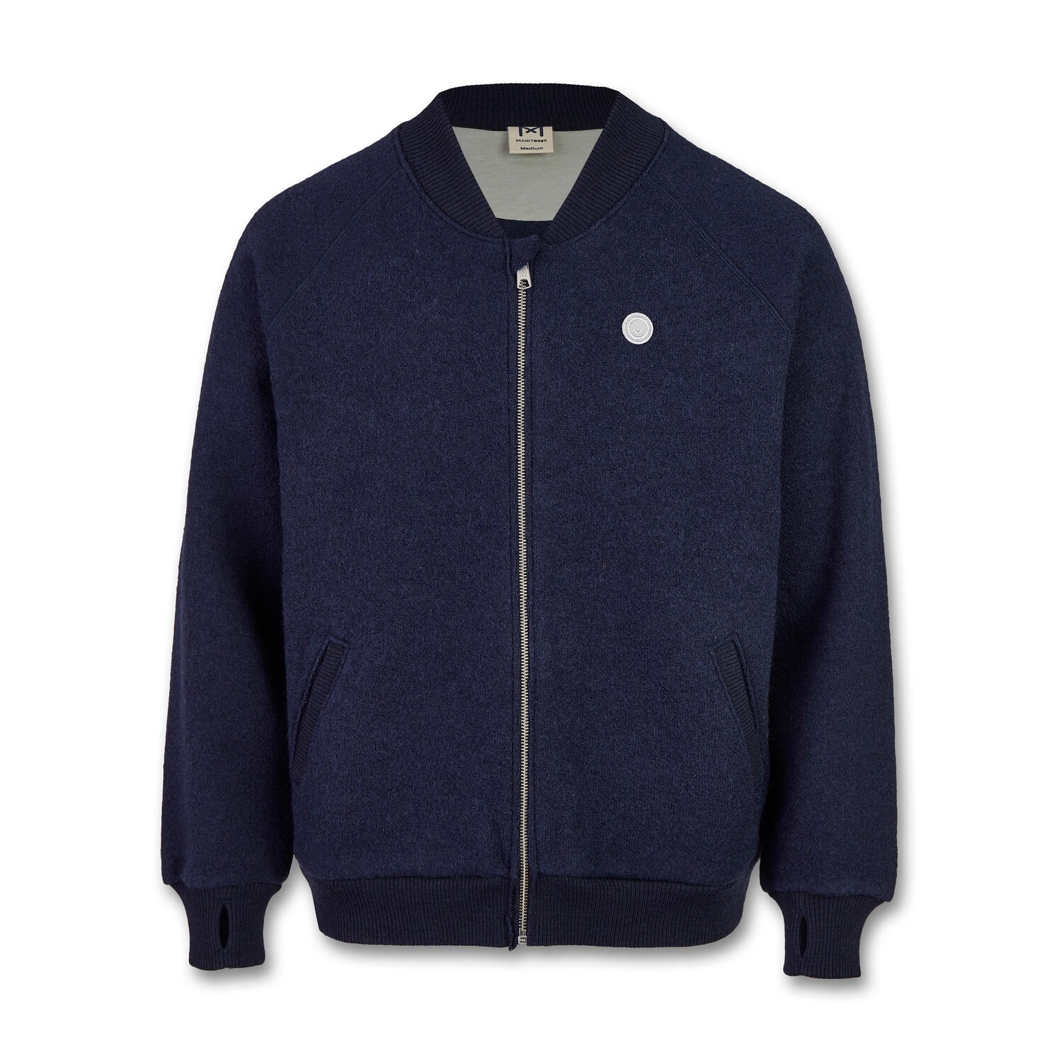 

Куртка MANITOBER Wollwalk Bomber Jacke, темно синий