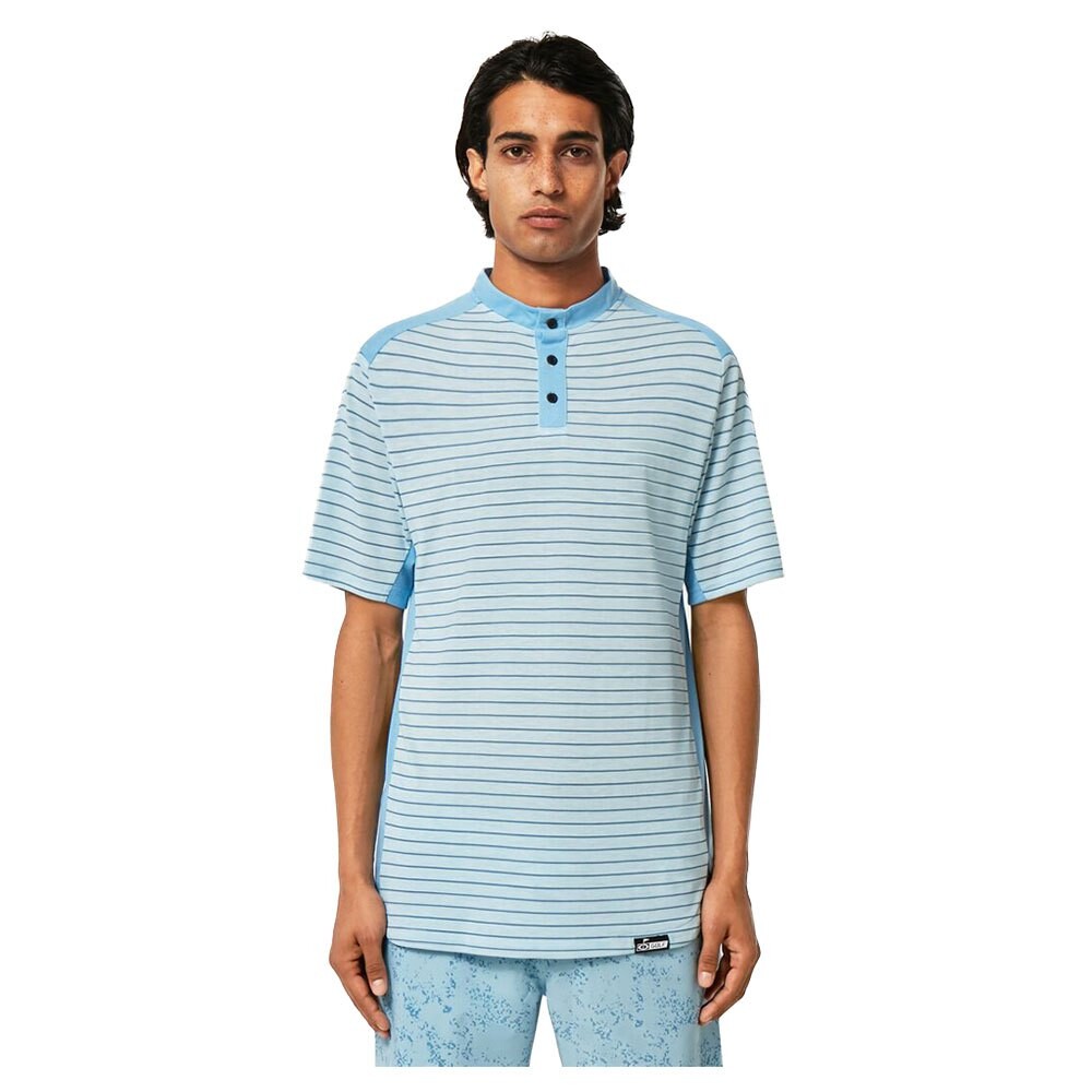 

Поло с коротким рукавом Oakley Fringe Stripe, красный
