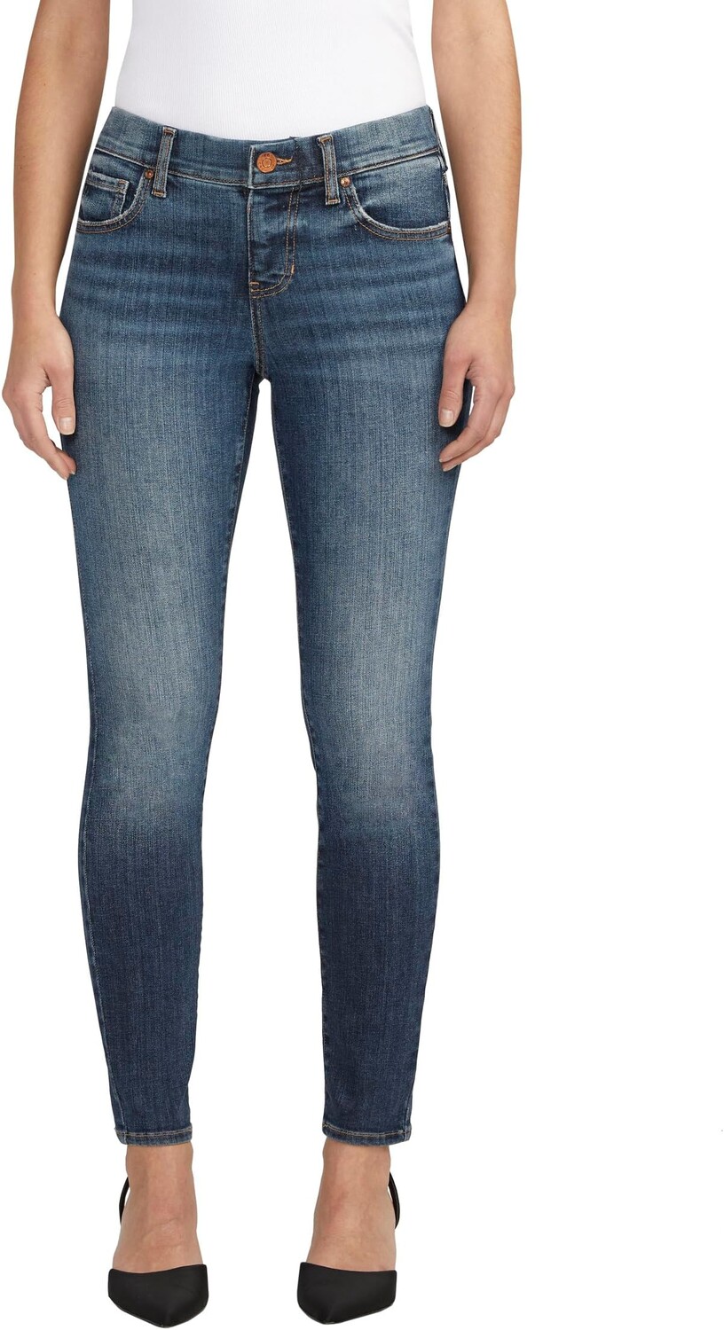

Джинсы Petite Maya Mid-Rise Skinny Leg Jeans Jag Jeans, цвет Night Flight Blue