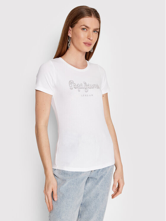 

Футболка стандартного кроя Pepe Jeans, белый