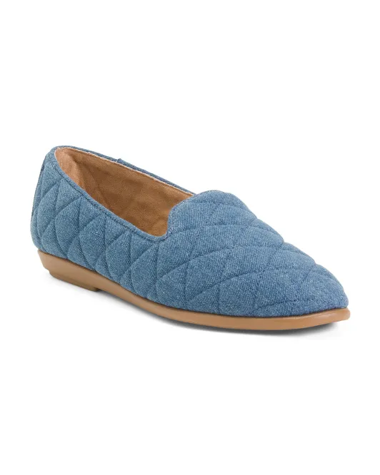 

Стеганые джинсовые лоферы Bentunia Aerosoles, цвет Denim