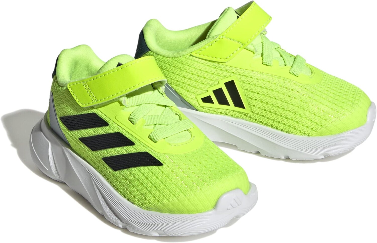 

Кроссовки Duramo SL Elastic Lace adidas, цвет Lucid Lemon/Core Black/Wonder Blue