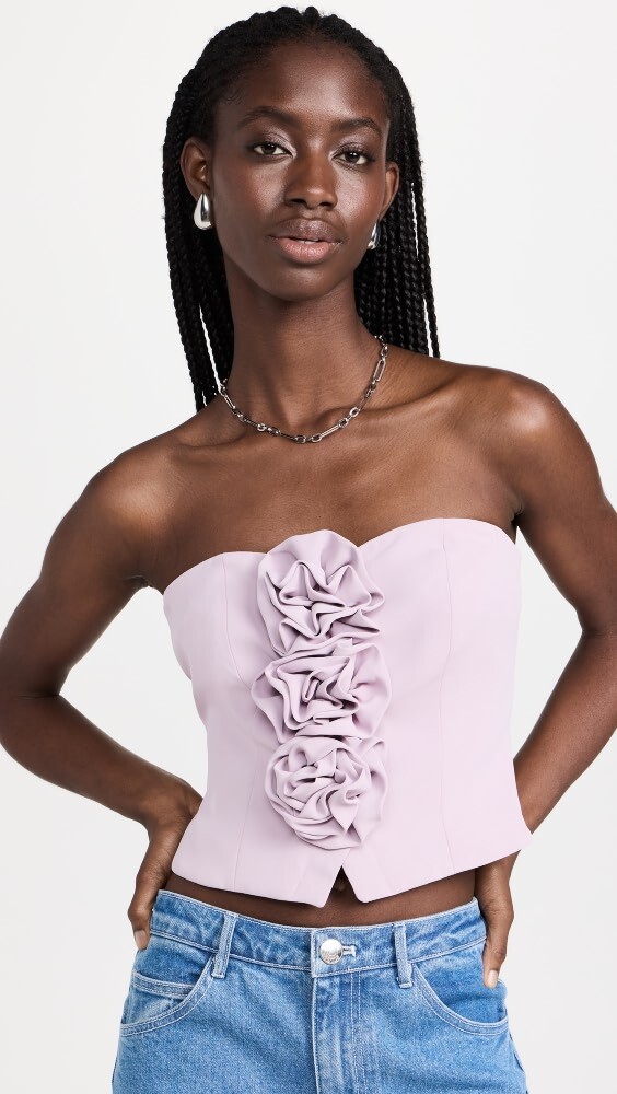 

Топ endless rose Strapless Flower