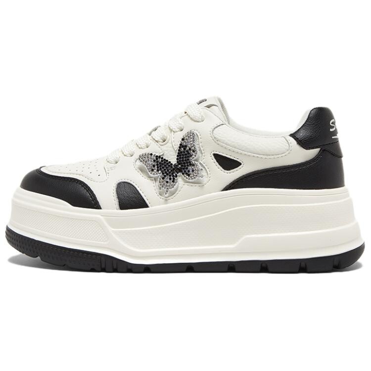 

Кеды, скейтборд обувь женская низкая Basto, цвет Silver/off-white