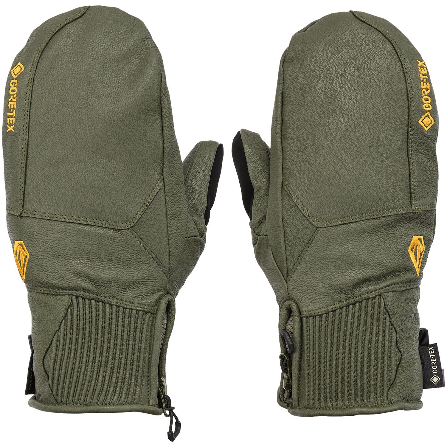 Рукавицы Volcom Service GORE-TEX, цвет Military рабочие защитные перчатки кожаные износостойкие овчины охотничьи защитные перчатки для ремонта мотоцикла защитные перчатки для водителя
