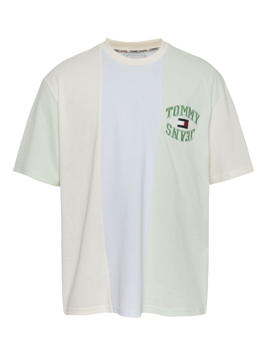 

Tommy Hilfiger Футболка Skate с вертикальными полосками, мятный/разноцветный, Зеленый