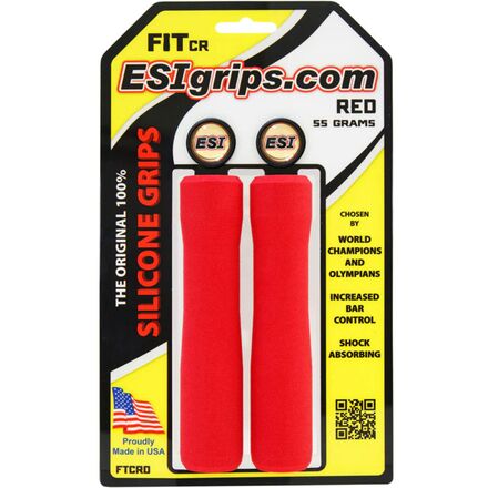 FIT CR Ручка для горного велосипеда ESI Grips, красный