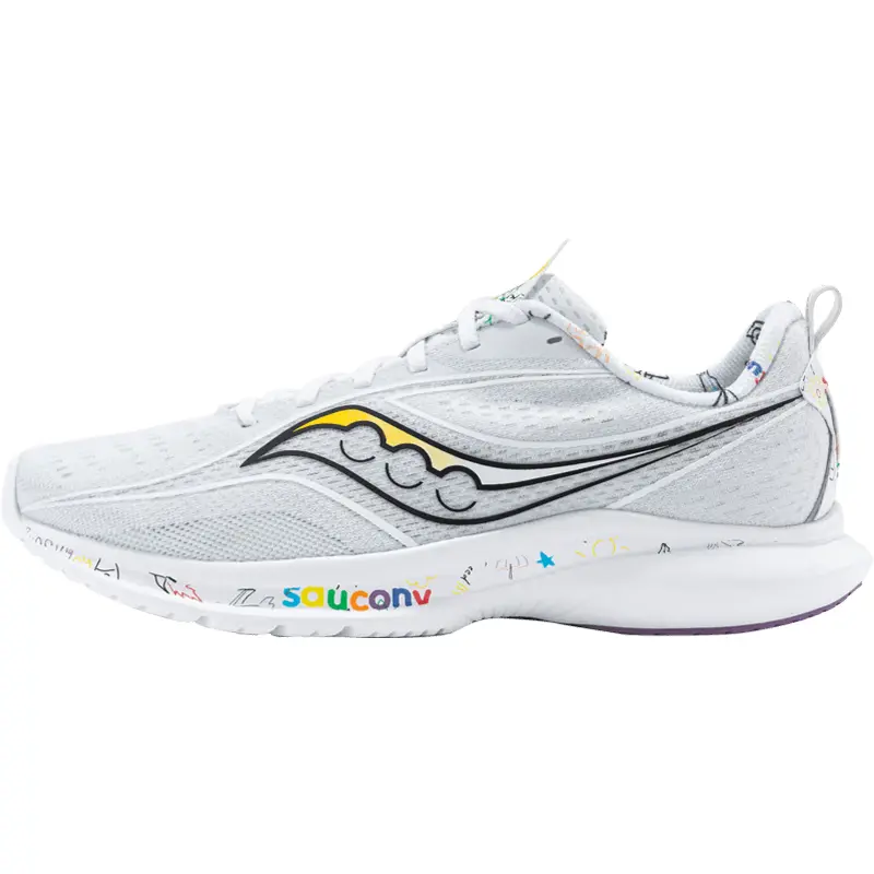 

Кроссовки мужские Saucony Essence 13 амортизирующие, белый / желтый