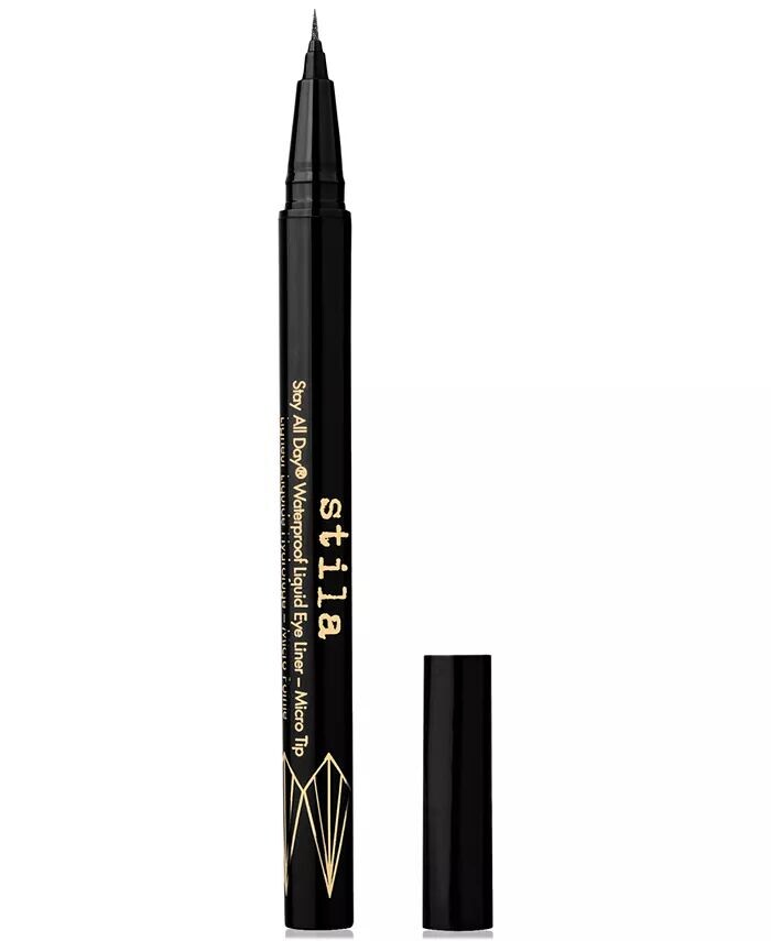 

Водостойкая жидкая подводка для глаз Stay All Day с микронаконечниками Stila, цвет Shimmering Graphite