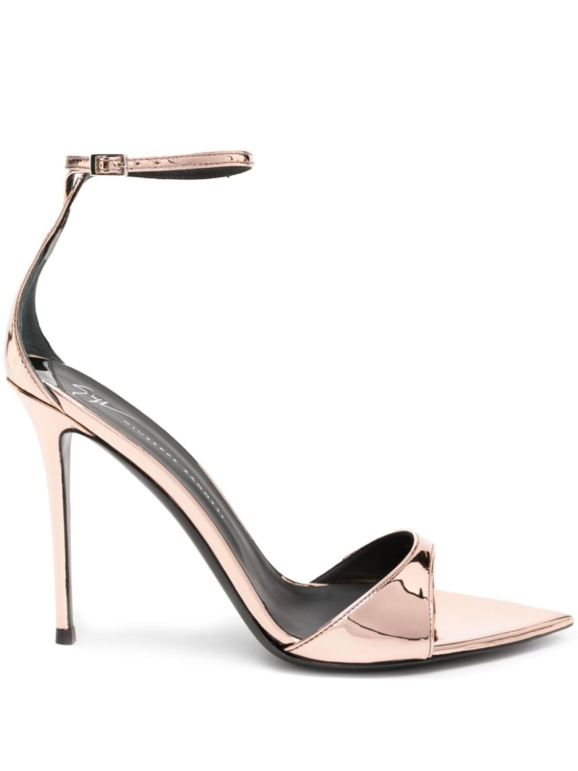 

Giuseppe Zanotti лакированные босоножки Intriigo 105, металлик