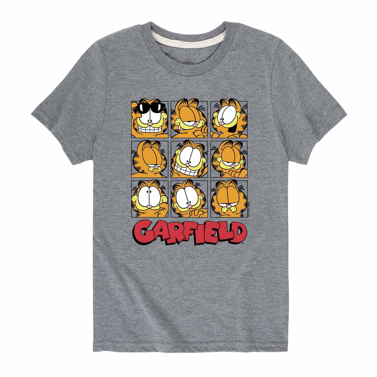 Футболка Garfield Many Faces для мальчиков 8–20 лет Licensed Character ripndip many faces sherpa