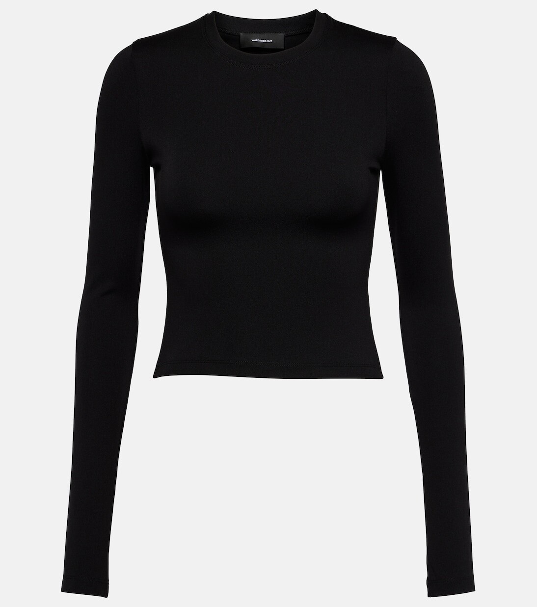 

Топ из джерси Wardrobe.Nyc, черный