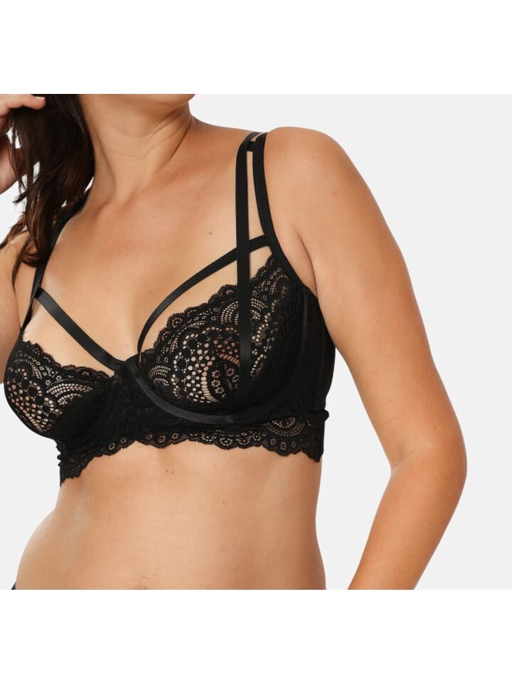 

Бюстгальтер на косточках Scandale Eco-lingerie Sublime, черный