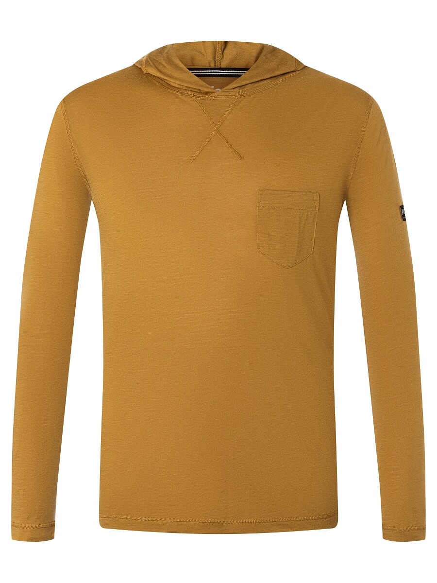 

Рубашка super.natural Merino Hoodie, желтый