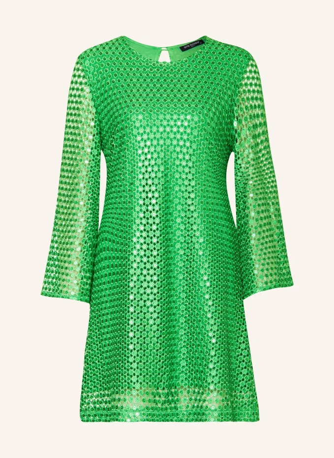 Платье с пайетками Ana Alcazar, зеленый
