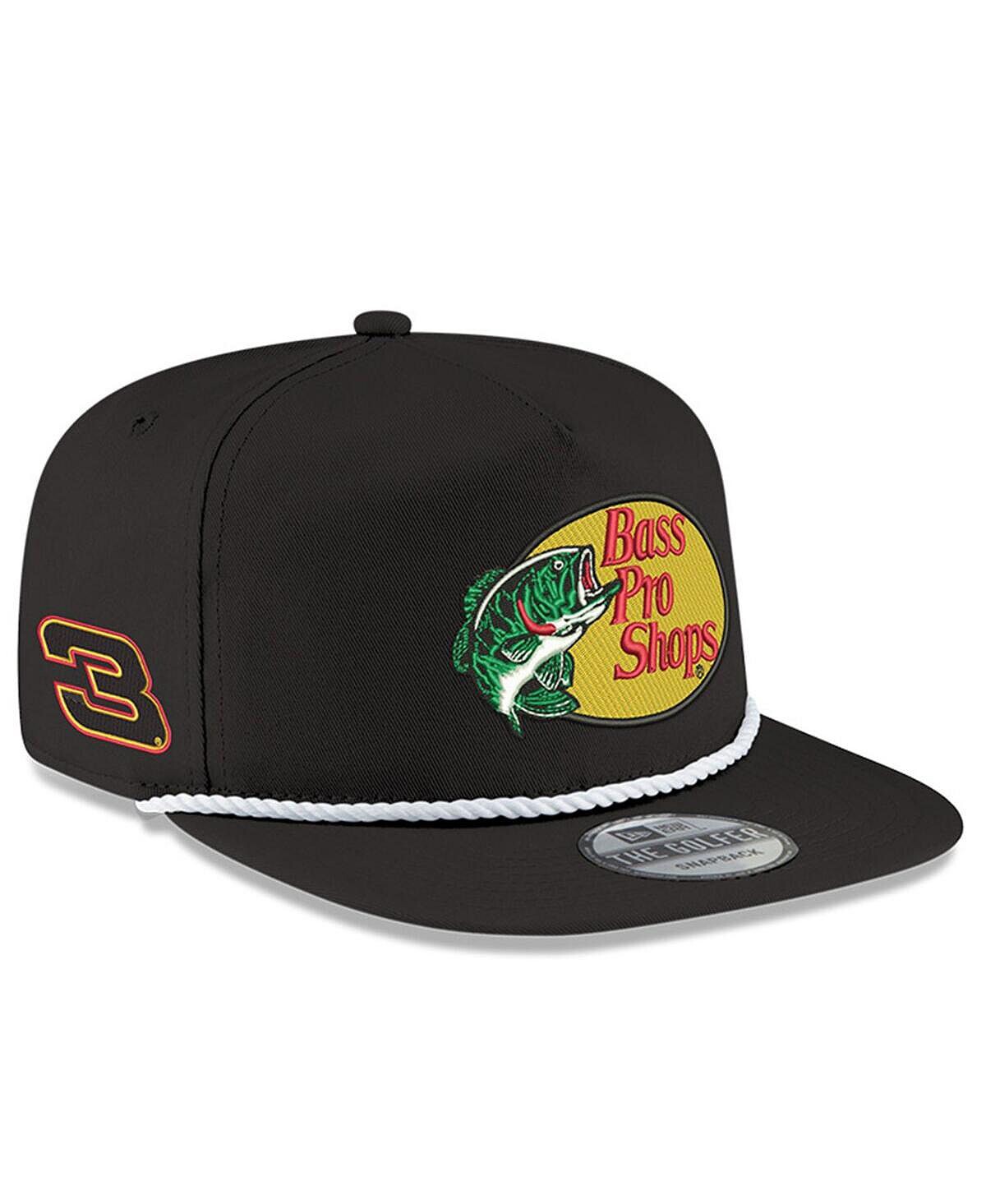 

Мужская черная регулируемая кепка для гольфиста Dale Earnhardt Jr. Bass Pro Shops New Era