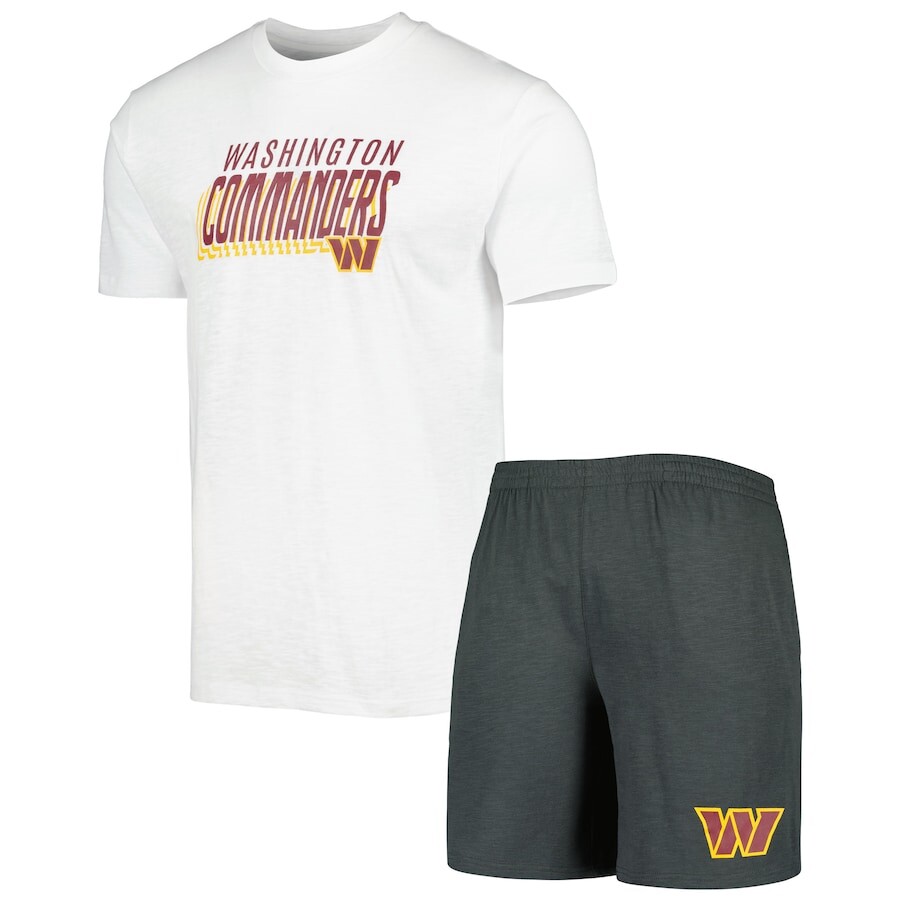 

Пижамный комплект Concepts Sport Washington Commanders, угольный